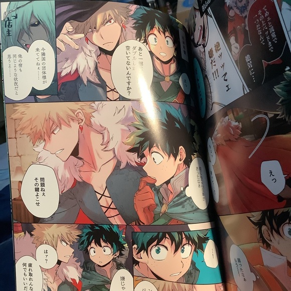 Bakugo x Izuku Deku Midoriya Yaoi Doujinshi Ride! Fantasy AU Short Stories ちょも太郎 - Picture 6 of 7